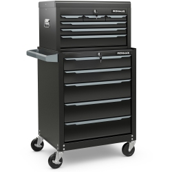 GYMAX Rolling Steel Tool Chest 5-Drawer Tool Storage Cabinet W/ Hanging Holes