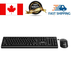PHILIPS Spt6354 2.4Ghz Drop-Free Connection Wireless Keyboard And Mouse Combo, Silent Keyboard & Ambidextrous Mouse