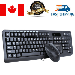SPEEDEX 2.4Ghz Wireless Multimedia Keyboard And Mouse Combo_Black
