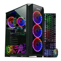 AQVIN Gaming PC Zforce Desktop Tower Computer - Intel Core I7 Processor Up to 4.60Ghz 32GB Ddr4 Ram 1Tb SSD Nvidia Geforce Rtx 5060 8GB Gddr7