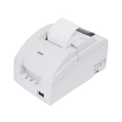 EPSON Refurbished (Good) Tm-U220D Pos Dot Matrix Printer With Ethernet Port. In White