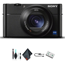 SONY - Cyber-Shot Dsc-Rx100 Va Camera Dsc-Rx100M5A/b Starter Kit