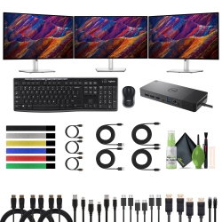 DELL Ultrasharp U2723Qe 27" Ips 4K Monitor With USB C Docking Hub Bundle