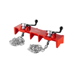 VEVOR 1/2 to 8-Inch Pipe Welding Vise, Pipe Welding Clamp With Dual Chains & Crank Handles, Heavy-Duty Cast Iron Welding Vise for A Variety Of Pipes