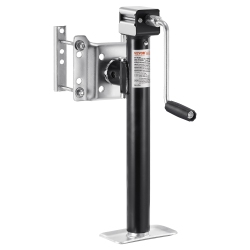 VEVOR 5000 Lbs Trailer Jack, Dynamic Load Capacity, Heavy Duty Swivel Bolt-On Trailer Jack, 14.3" Lift Trailer Jack Stand \w Handle for Rv Trailer