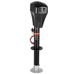 VEVOR 5000 Lbs Electric Trailer Jack, Heavy Duty Rv Electric Power Tongue Jack \w 2 Way Connector, Manual Crank Handle & Weatherproof Jack Cover