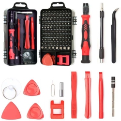 THE WAY 115-In-1 Watch Computer Mobile Phone Disassembly Repair Hardware Tool Screwdriver Combination Set Manual Magnetic Repair Tool Kit, Computer