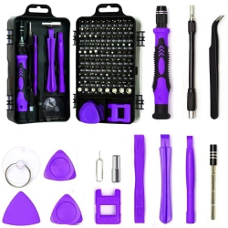 THE WAY 115-In-1 Watch Computer Mobile Phone Disassembly Repair Hardware Tool Screwdriver Combination Set Manual Magnetic Repair Tool Kit, Computer