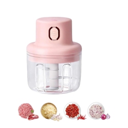 MYACUC Cordless Mini Food Chopper, Electric Garlic Mincer And Small Processor for Peppers, Garlic, And Meat