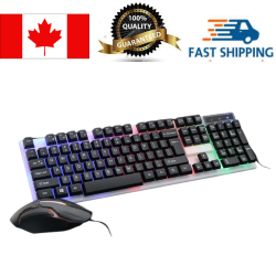 EGALAXY K158 Backlit USB Gaming Keyboard And Mouse Combo