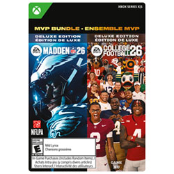 Madden NFL 26 & College Football 26 Deluxe Edition MVP Bundle (Xbox Series X|S) - Digital Download