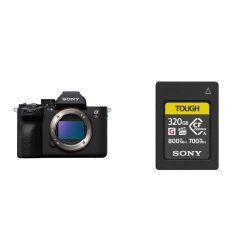 SONY - Alpha 7R V Full-Frame Mirrorless Camera With Cfexpress Type A Memory Card 320GB (International Model)
