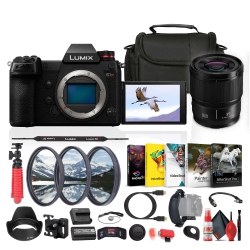 PANASONIC Lumix S1H Full Frame Digital Mirrorless Video Camera + More