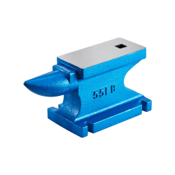 VEVOR 55Lbs Single Horn Anvil, Cast Iron Anvil Blacksmith Withstands Heavy Blows, Anvil Rugged Round Horn Anvil Blacksmith Jewelers Metalsmith Tool