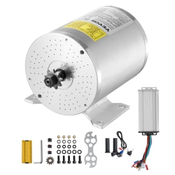 VEVOR 2000W Electric Brushless Dc Motor Kit- 48V 4300Rpm Motor \w Upgraded Speed Controller And Throttle Grip Kit for Go Karts E-Bike Motorcycle