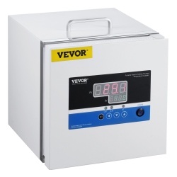 VEVOR 6L Lab Incubator, Pid Temp Control Rt+5-65℃, Scientific Digital Incubator, Constant-Temp Microbiological Lab Incubator for Lab Cell