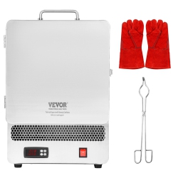 VEVOR 1500W Tabletop Kiln Melter, Electric Melting Furnace, Stainless Steel Electric Furnace, Max Temperature 2192℉/1200℃, for Wax Casting