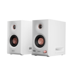 EDIFIER Mr5 2.0 Studio Monitor Bookshelf Speakers, Compact Size for Home Studio & Music - In White