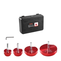 VEVOR 3/4", 1", 5/4", 3/2", 2", 3", 5" Pvc Pipe Reamer Kit, Aluminum Alloy, Pvc Pipe Fitting Reamer Plumbing Tools Kit, Socket Saver for Sch 40