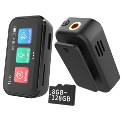 THE WAY Mp3 Player \w HD Recording, E-Book, Fm, External Speaker, Full Screen Touch Screen, Back Clip, 3D External Speaker, Long Standby, Compact And