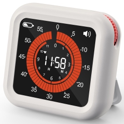 MYACUC Magnetic Timer for Classroom, Digital Visual Timer for Kitchen And Office, Portable Mini Rechargeable Timer