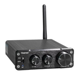 CHSSHA00 High-Fidelity Bluetooth Amplifier - Two-Channel Hifi Stereo Amplifier With Powerful Bass And Treble | Home Audiophile Audio System