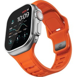 KEYBUDZ Journey Series Fkm Apple Watch Strap - In Orange