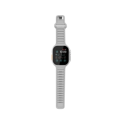 KEYBUDZ Journey Series Fkm Apple Watch Strap - Stone In Grey
