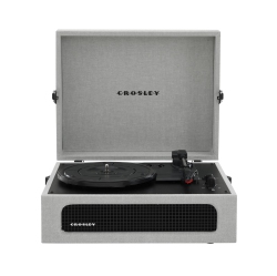 CROSLEY : Voyager Vintage 3-Speed Bluetooth In/out Vinyl Record Player Turntable - - Cr8017B-Gy [Electronics] In Grey