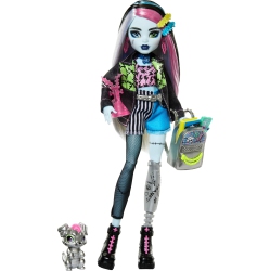 MATTEL Monster High: Frankie Stein Doll Includes Pet Dog Watzie