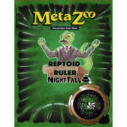 CRYPTID NATION Metazoo: Nightfall Reptoid Ruler (Cosmic) Theme Deck - 1St Edition
