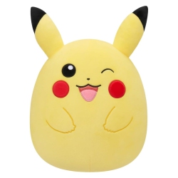 JAZWARES Squishmallow Pokemon Winking Pikachu Plush - 10