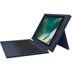 LOGITECH Rugged Protection Combo Keyboard And Folio Case for Ipad 9.7 (5Th Gen) / (6Th Gen) - Bulk Packaging - [Electronics] In Navy Blue