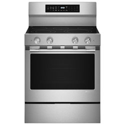 KitchenAid 30" 5.3 Cu. Ft. Convection Freestanding Electric Air Fry Range (YKFES530SPS) - Stainless Steel