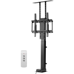VEVOR 132Lbs Max Load Motorized Tv Lift Stand, Adjustable Stand, Vertical Electric Tv Bracket W/ Remote Control, for 32-55 In (Not In Cabinet) / 32