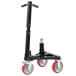VEVOR 3500Lbs Trailer Dolly, Tongue Weight Capacity, 18 Inch And 22 Inch Height Adjustable Trailer Dolly, \w 2 Inch Hitch Ball, Adjustable Handle
