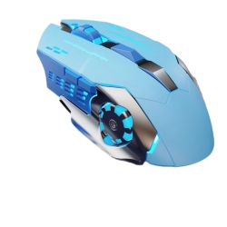 THE WAY Wireless Mouse Bluetooth Silent Charging Game E-Sports Office Notebook Universal Computer Accessories - Plug And Play [Wireless Blue] Hot