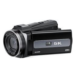 THE WAY 5K HD Digital Outdoor Dv Recorder Shooting Handheld Camcorder Home Digital Video Camera 16X Zoom, 6-Axis Anti-Shake - 270 Rotating Touch