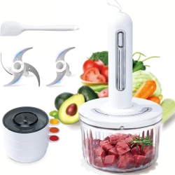 MYACUC Multifunctional Blender, Rechargeable Cordless Blender for Blending Minced Meat, Garlic, Peppers, Etc