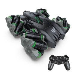 THE WAY Children's Drift Remote Control Toy Car Double-Sided Driving Four-Wheel Drive Stunt Off-Road Climbing High-Speed Racing Car - (English