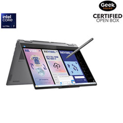 Open Box - Lenovo Yoga 7i 14" OLED Touchscreen 2-in-1 Laptop - Luna Grey (Intel Core Ultra 7 256V/16GB RAM/1TB SSD)