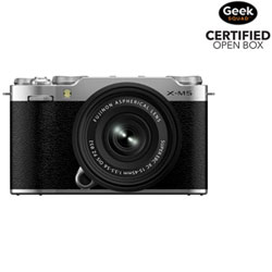 Boîte Ouverte - Appareil Photo Sans Miroir X-M5 De Fujifilm Avec Objectif Ois Pz De 15-45 Mm - Argenté