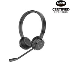 Open Box - Jabra Evolve 65 TE Stereo Bluetooth Wireless On-Ear Headset with Built-In Microphone (6699-833-309) - Black