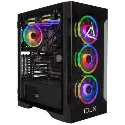 CLX Set Gaming Desktop - Liquid Cooled Amd Ryzen 7 9700X 3.8Ghz 8-Core Processor, 32GB Ddr5 Memory, Rtx 5060 Ti 16GB Gddr7 Graphics, 2Tb SSD, Wifi