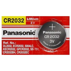 PANASONIC 1 X 2032 Batteries, 3V Lithium Cr2032