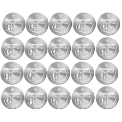 PANASONIC 20 X 1620 Batteries, 3V Lithium Cr1620