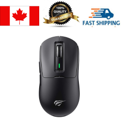 HAVIT Ms969Se Tri-Mode Wired+Wireless 2.4Ghz+Wireless Bluetooth V5.1, 8000 Dpi, Rechargeable 600Mah Battery, 6-Key Lightweight Gaming Mouse Gaming
