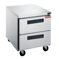 NEW AIR REF New Air Nur-29-2D 29" Stainless Steel Undercounter Refrigerator - Ideal for Commercial Kitchens, Restaurants And Cafeterias