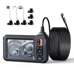 MYACUC Endoscope Camera With Light, Inspection Borescope Camera With 4.3" Ips Screen, 16.4Ft Cord Bore Scope for Industrial Inspection