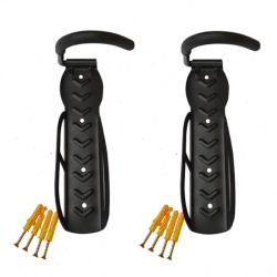 MYACUC Bike Rack for Garage Wall Mount 2 Pack Vertical Bike Hooks Bicycle Hanging Hooks for Indoor Storage With Non-Reversible Hooks